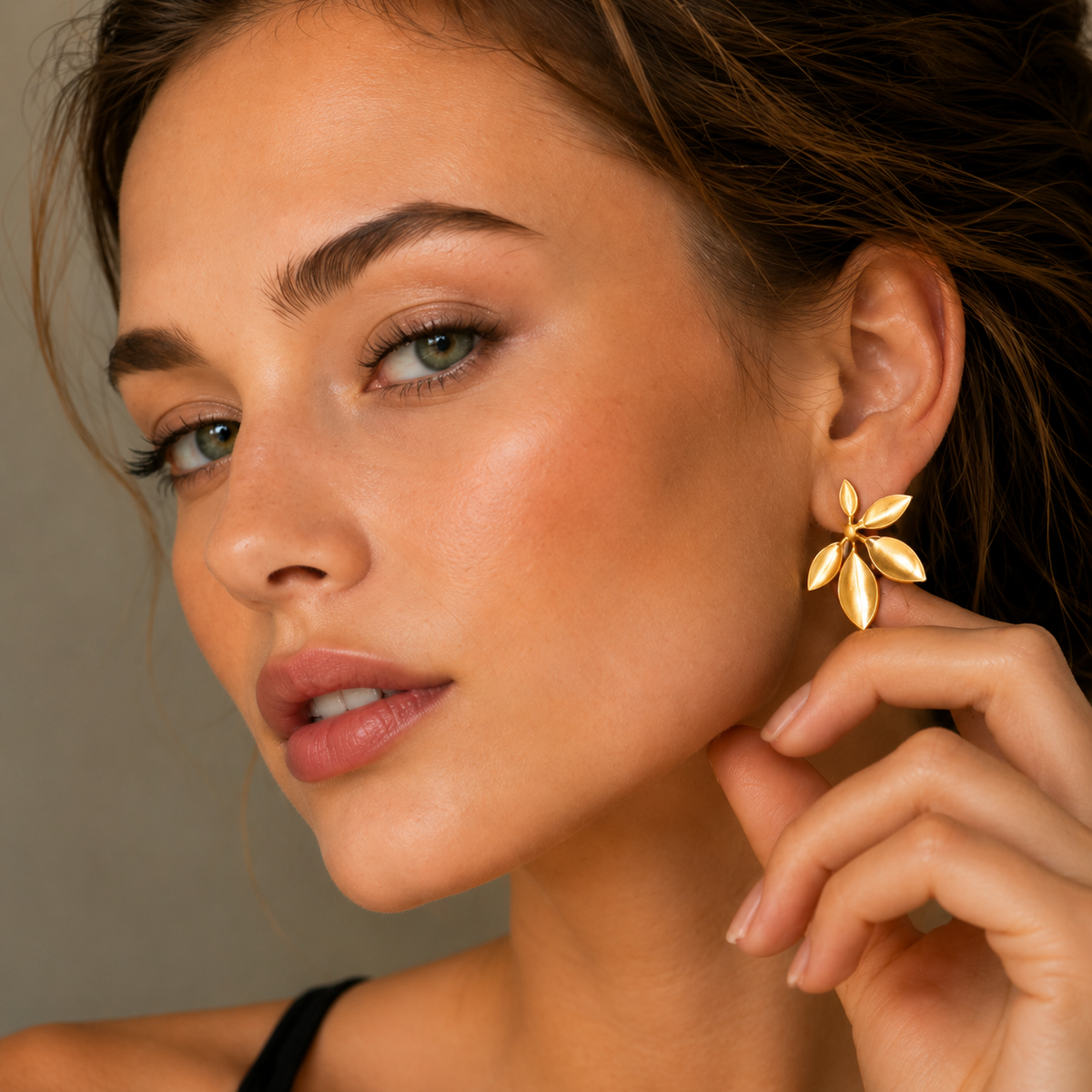 Golden Leaf Earrings