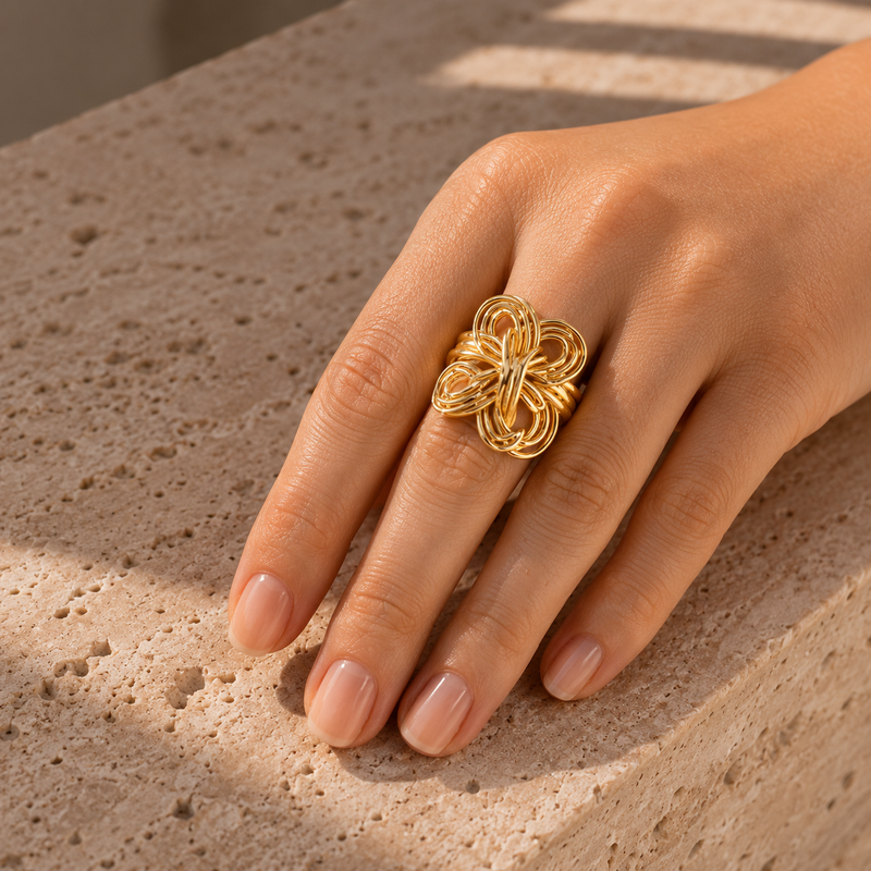 Aurora Floral Ring