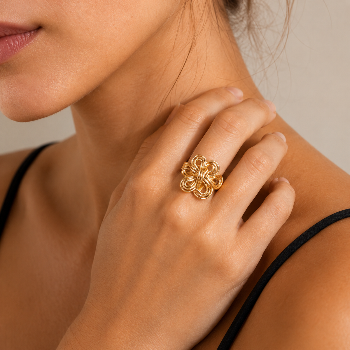 Aurora Floral Ring