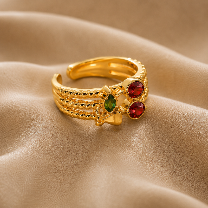 Cherry Gold Ring
