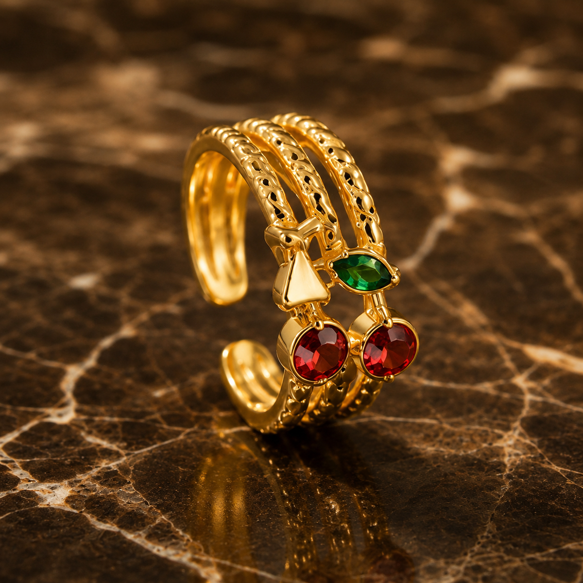Cherry Gold Ring