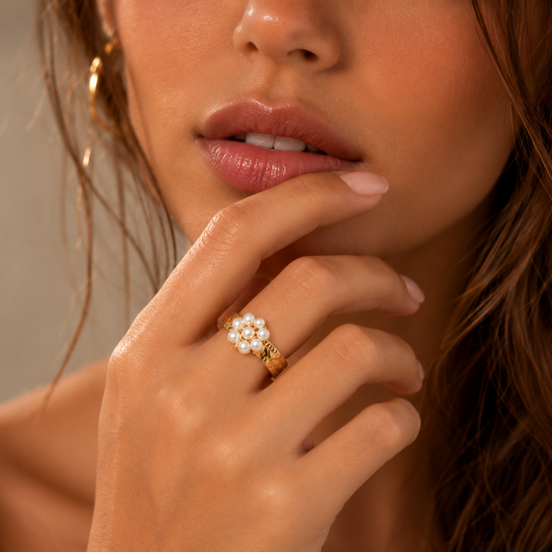 Golden Bloom Ring
