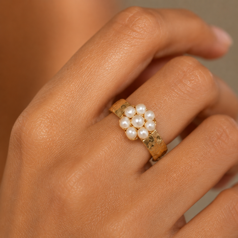 Golden Bloom Ring