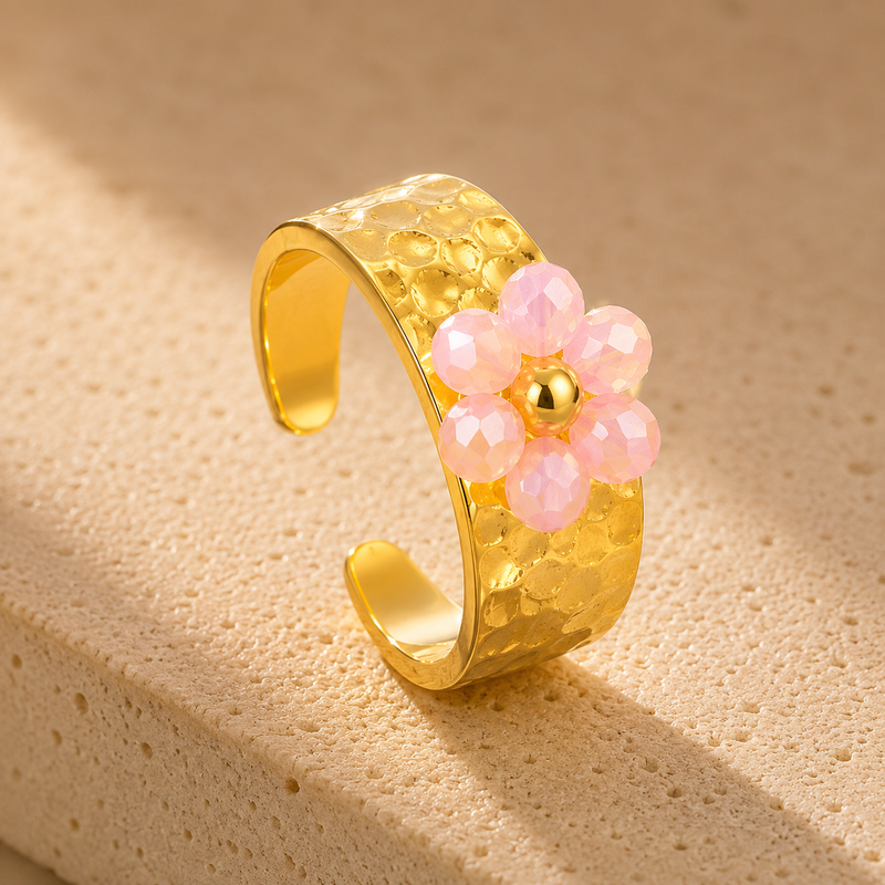 Golden Bloom Ring