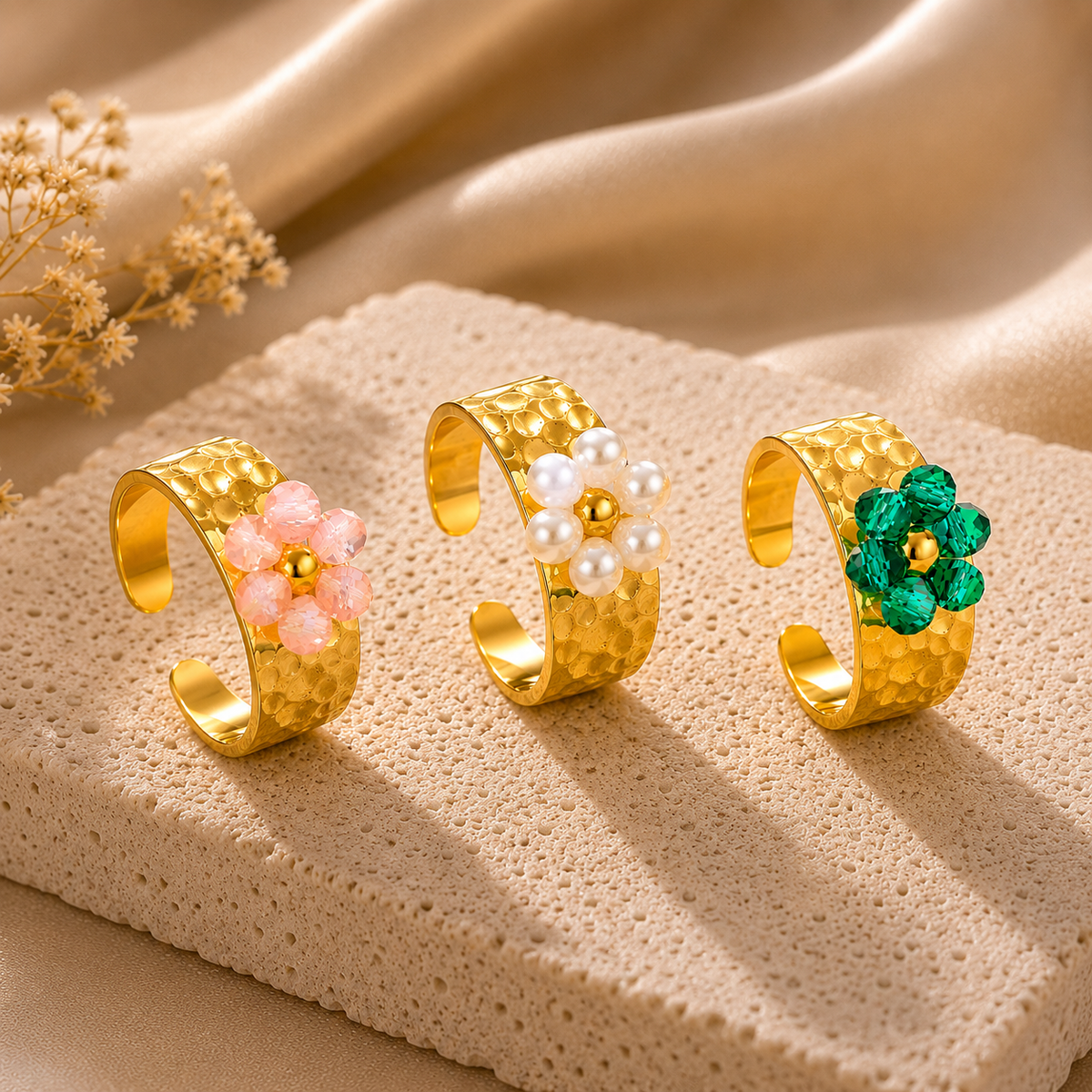 Golden Bloom Ring