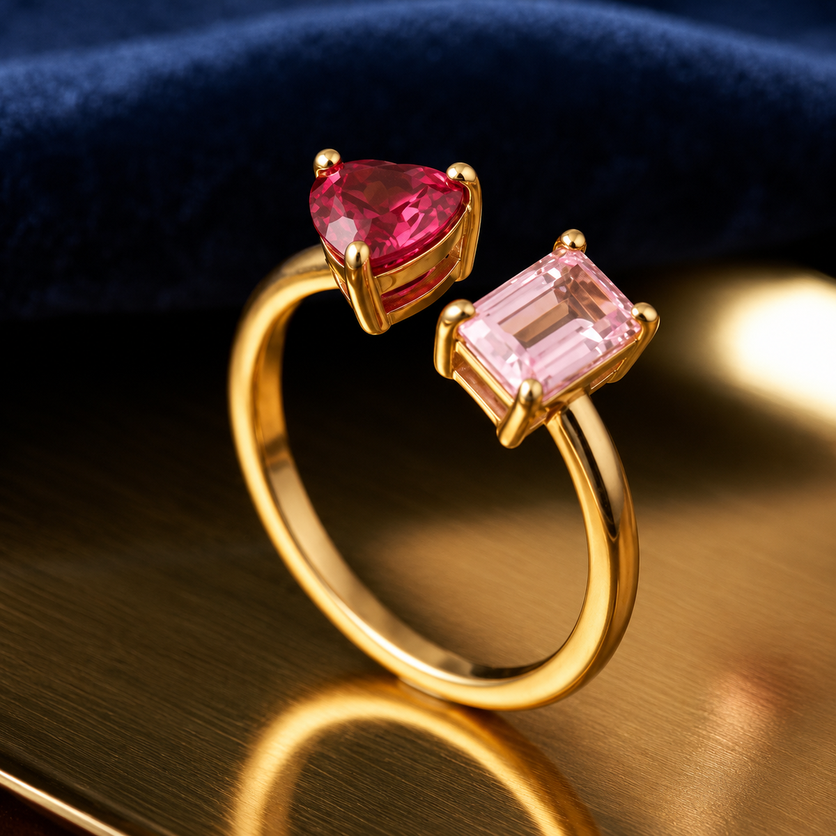 Pink Heart Ring