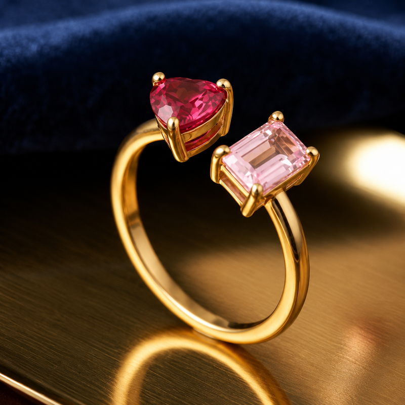 Pink Heart Ring