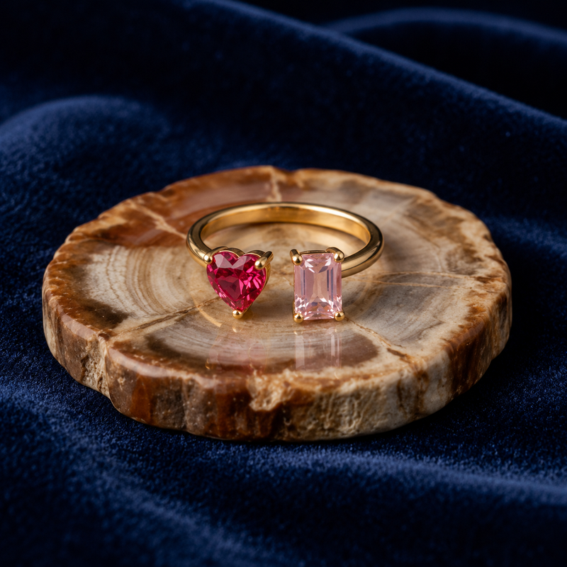 Pink Heart Ring
