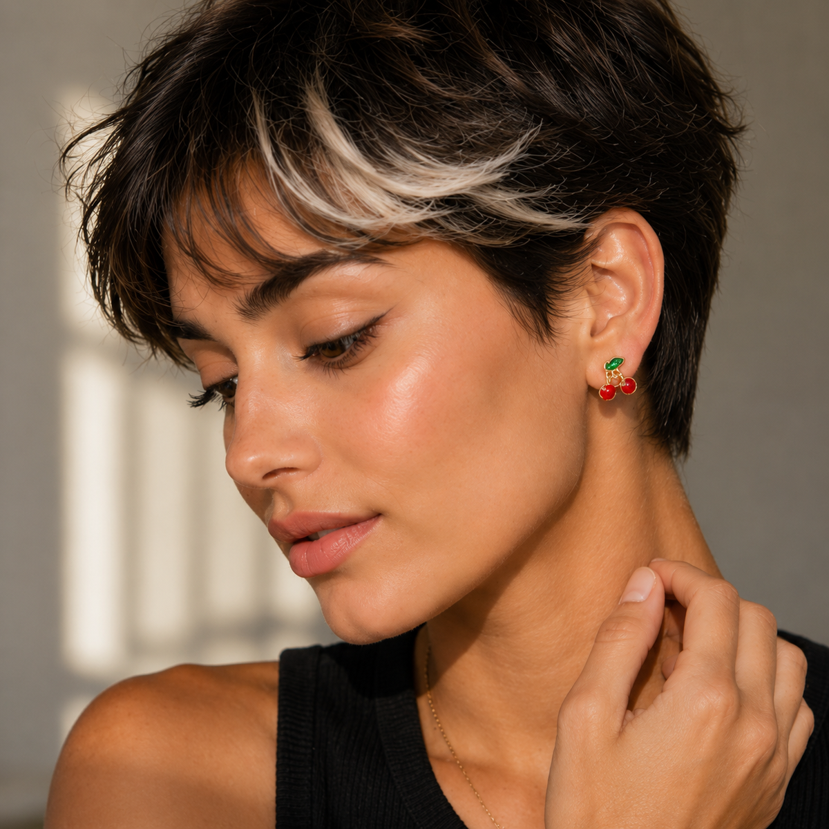 Cherry Stud Earrings