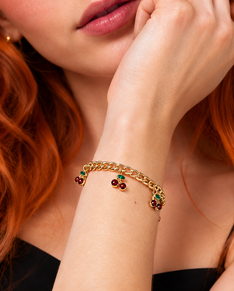 Cherry Charm Bracelet