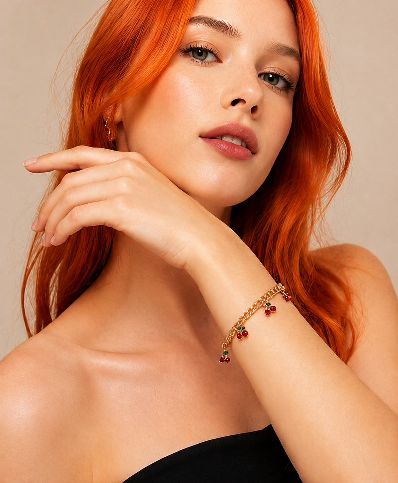 Cherry Charm Bracelet
