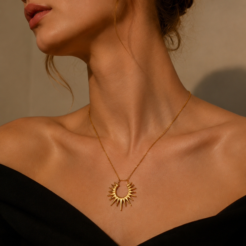 Golden Sun Necklace