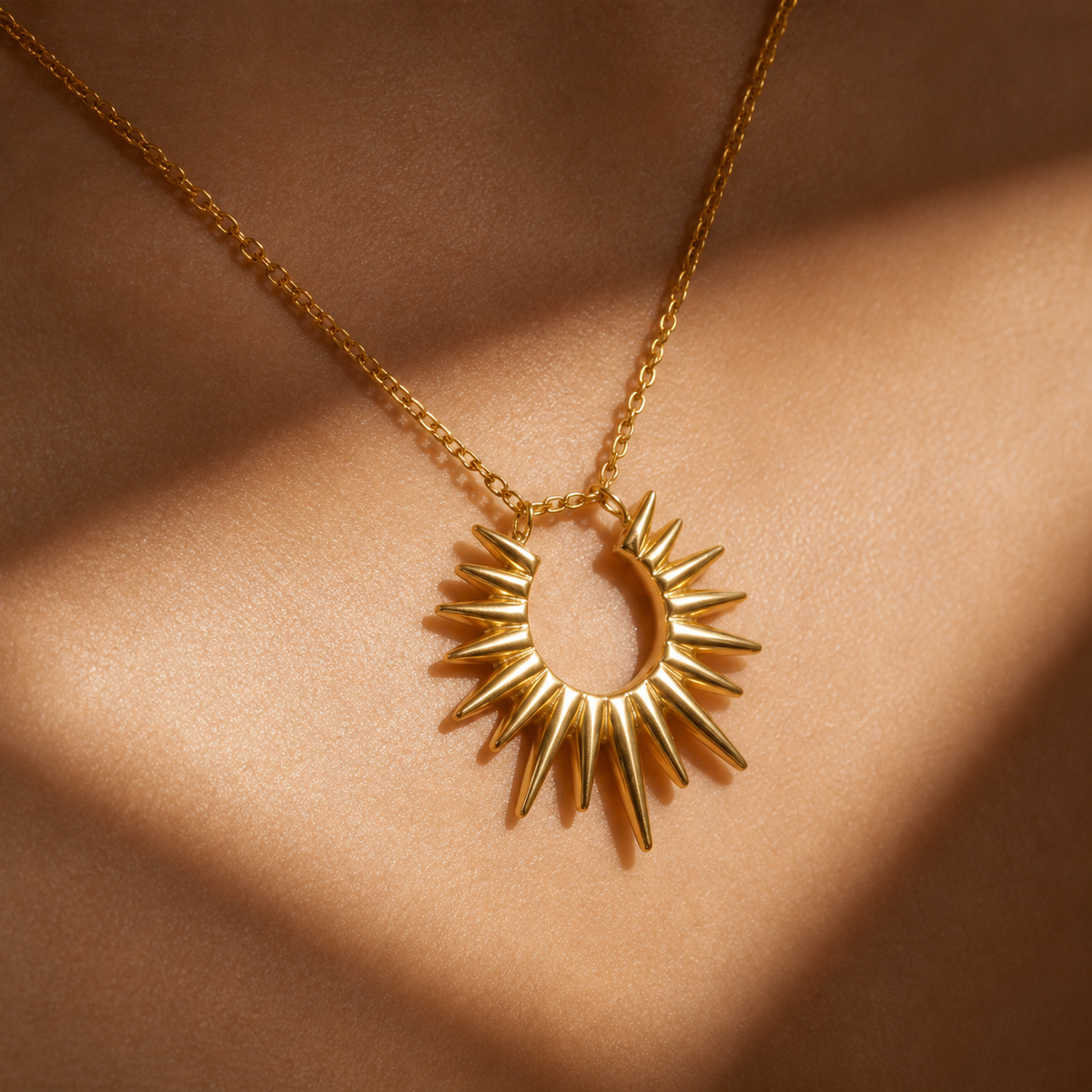 Golden Sun Necklace