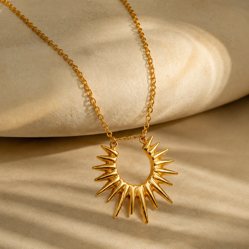Golden Sun Necklace