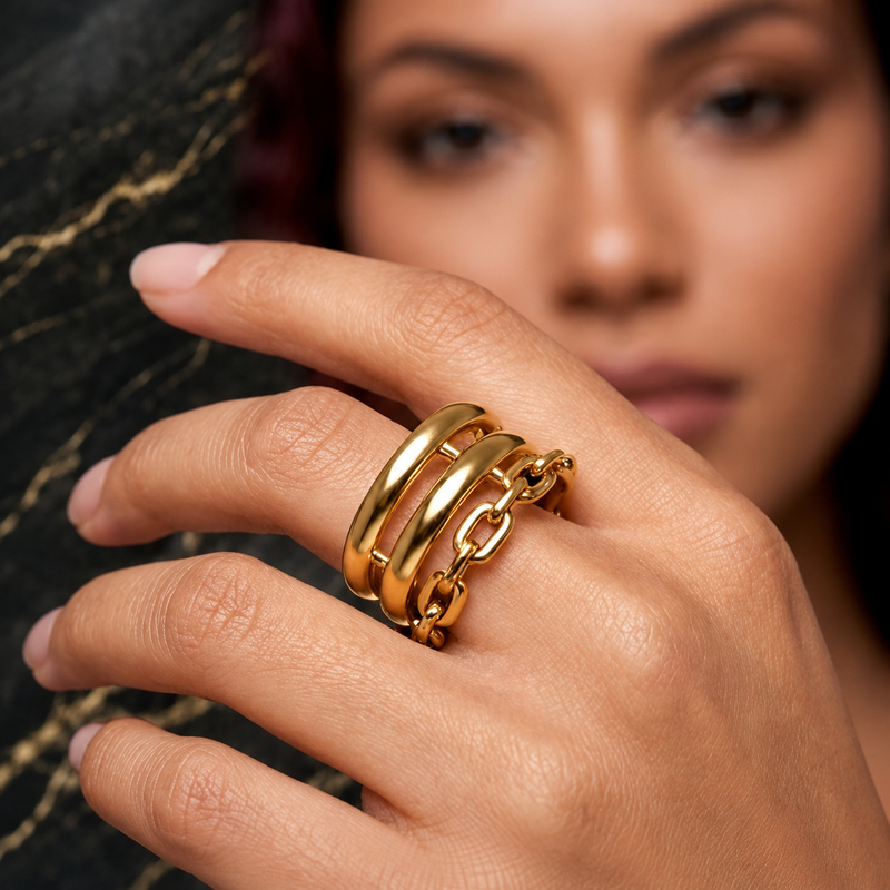 Triple Band Ring