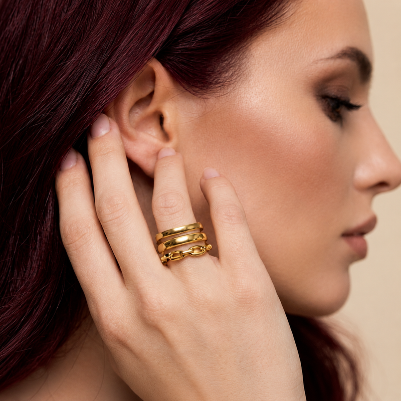 Triple Band Ring