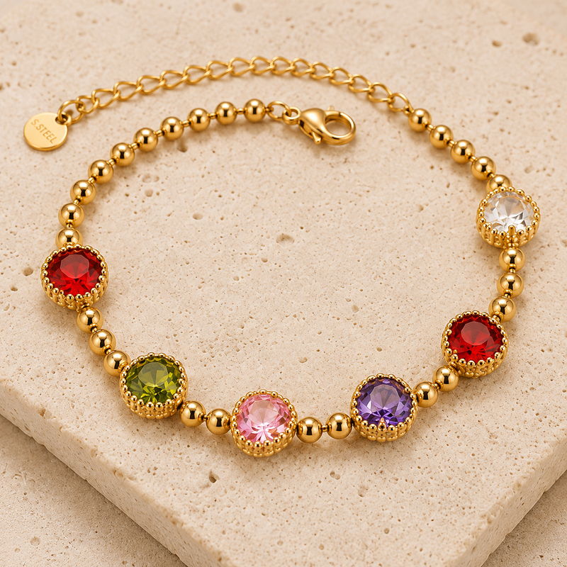 Aurora Birthstone Bracelet