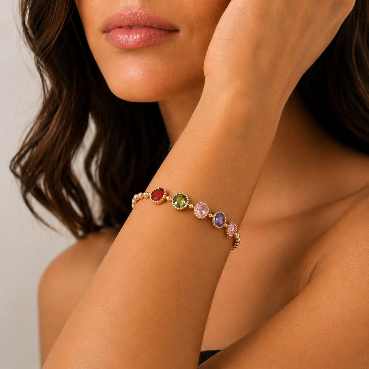 Aurora Birthstone Bracelet
