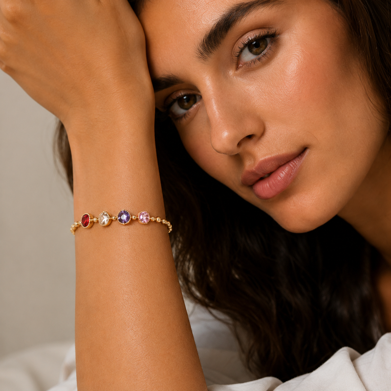 Aurora Birthstone Bracelet