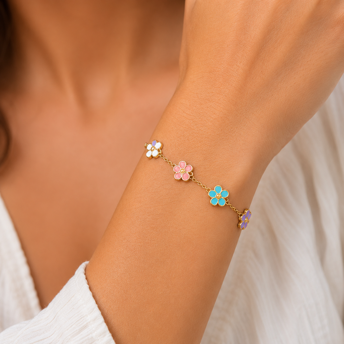 Pastel Bloom Bracelet