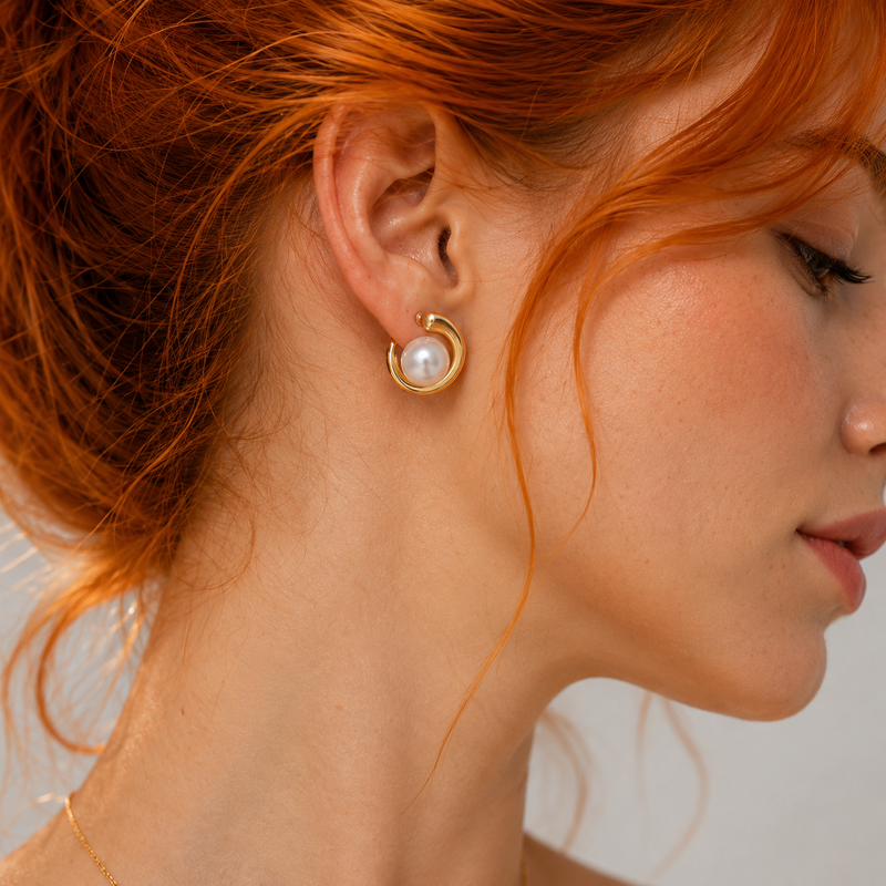 Luna Pearl Earrings