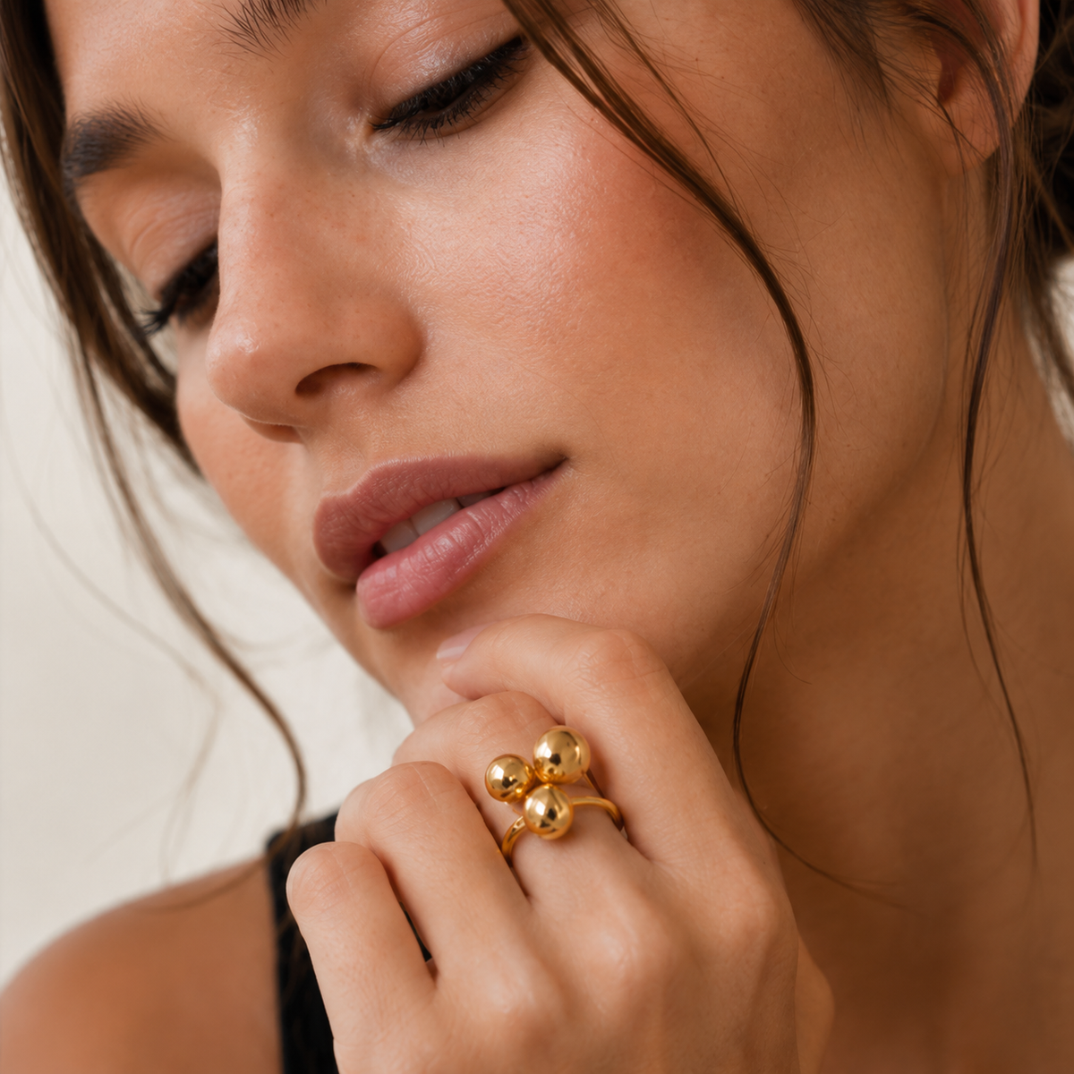 Celeste Sphere Ring