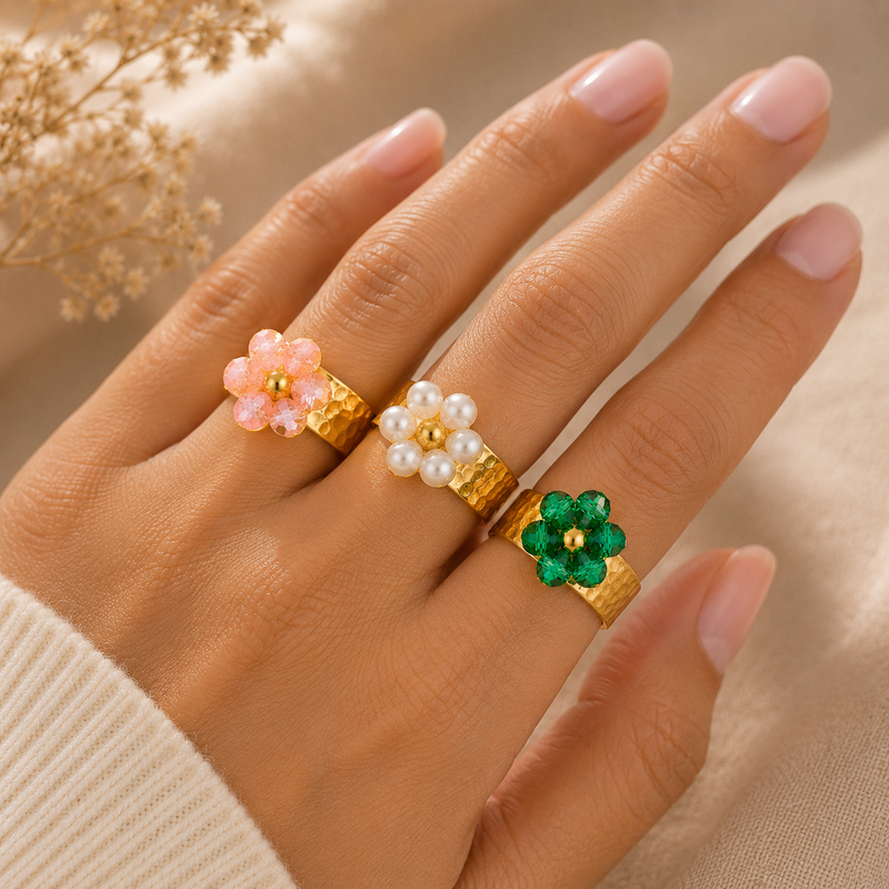Golden Bloom Ring