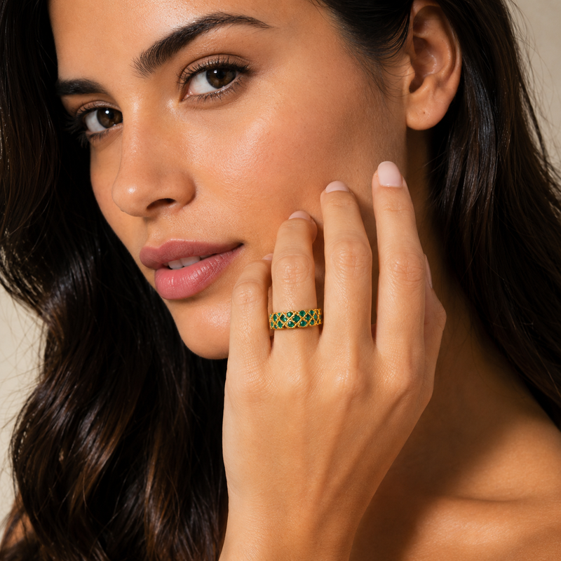 Emerald Luxe Ring