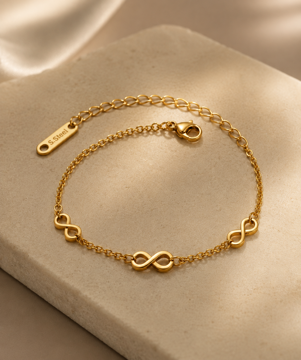 Infinity Gold Bracelet